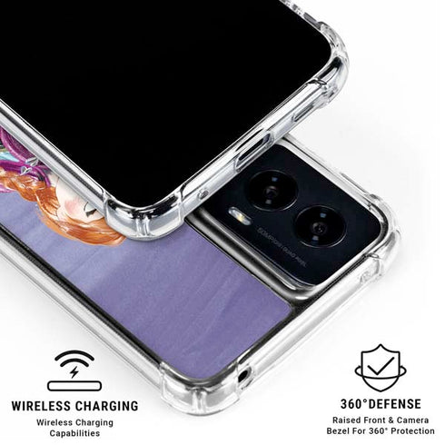 Disney Frozen Elsa and Anna Sisters Art Moto G Power 5G (2024) Clear Case