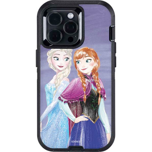 Disney Frozen Elsa and Anna Sisters Art Otterbox Defender iPhone Skin