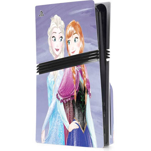 Disney Frozen Elsa and Anna Sisters Art PlayStation PS5 Skins