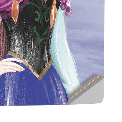 Disney Frozen Elsa and Anna Sisters Art PS5 Pro Disk Console Skin