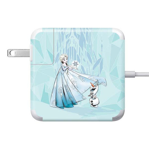 Disney Frozen Elsa and Olaf Art 85W Power Adapter (15 and 17 inch MacBook Pro Charger) Skin