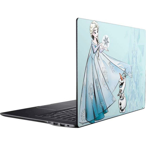Disney Frozen Elsa and Olaf Art Ativ Book 9 (15.6in 2014) Skin