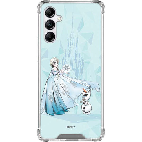 Disney Frozen Elsa and Olaf Art Gabb Phone 4 Clear Case