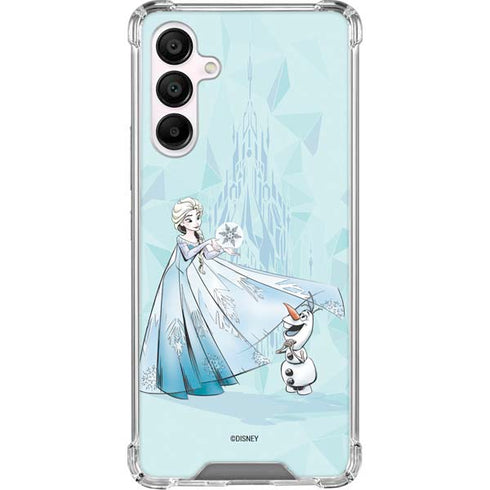 Disney Frozen Elsa and Olaf Art Galaxy A16 5G Clear Case
