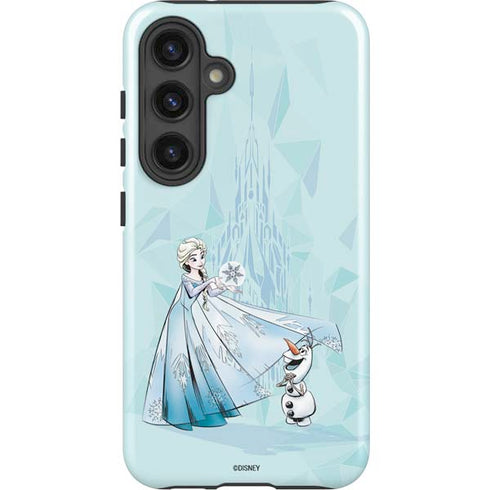 Disney Frozen Elsa and Olaf Art Galaxy S25 Impact Case