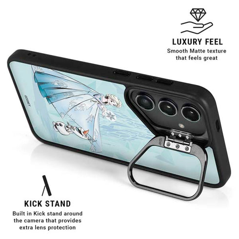 Disney Frozen Elsa and Olaf Art Galaxy S24 Plus Kickstand Case