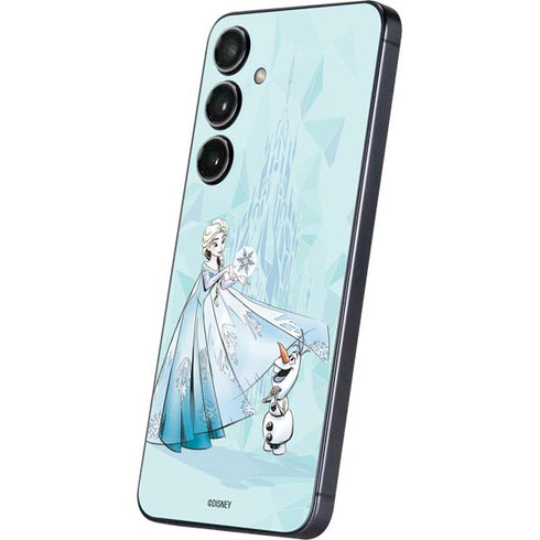 Disney Frozen Elsa and Olaf Art Galaxy S25 Plus Skin