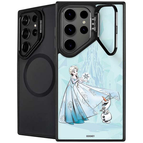 Disney Frozen Elsa and Olaf Art Galaxy Cases