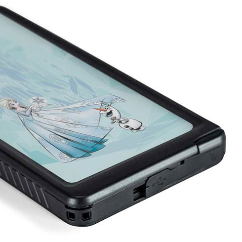 Disney Frozen Elsa and Olaf Art Galaxy S24 Ultra Waterproof Case