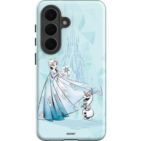 Disney Frozen Elsa and Olaf Art Galaxy S26 Impact Case