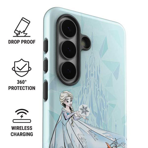 Disney Frozen Elsa and Olaf Art Galaxy S26 Plus Impact Case