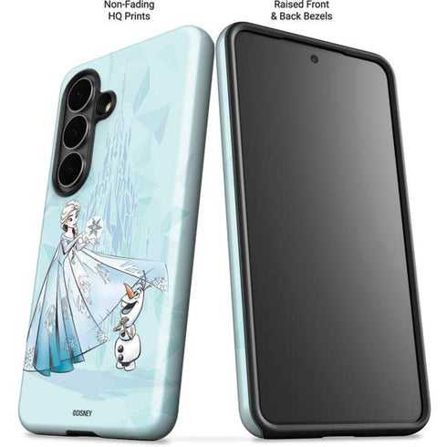 Disney Frozen Elsa and Olaf Art Galaxy S26 Plus Impact Case