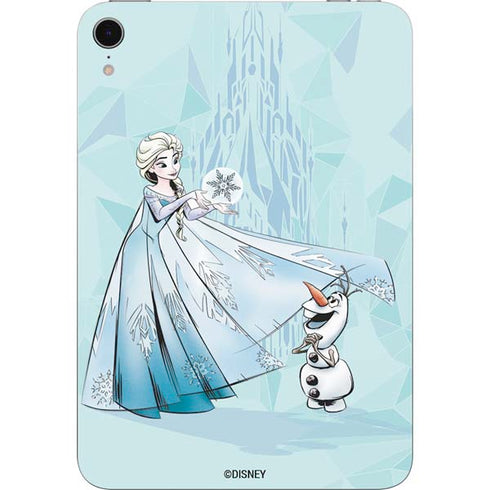 Disney Frozen Elsa and Olaf Art Apple iPad Mini Skin
