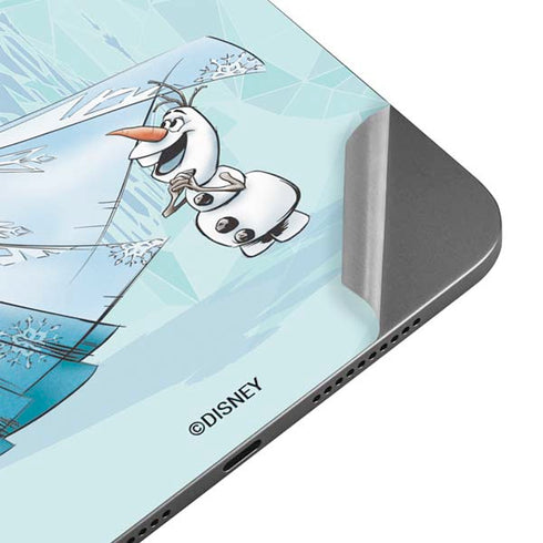 Disney Frozen Elsa and Olaf Art Apple iPad Mini Skin