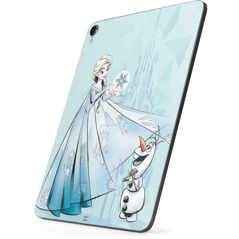 Disney Frozen Elsa and Olaf Art Apple iPad Pro Skin