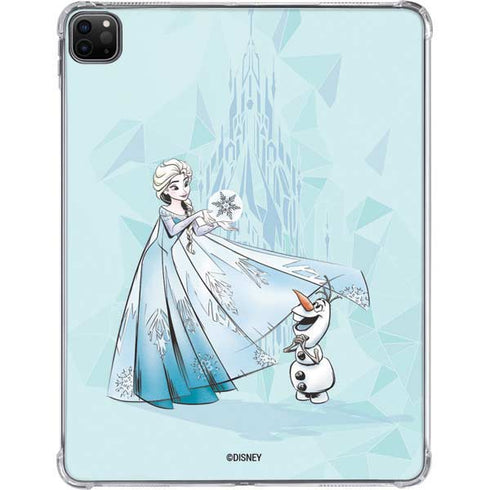 Disney Frozen Elsa and Olaf Art iPad Pro 11in (2024) Clear Case