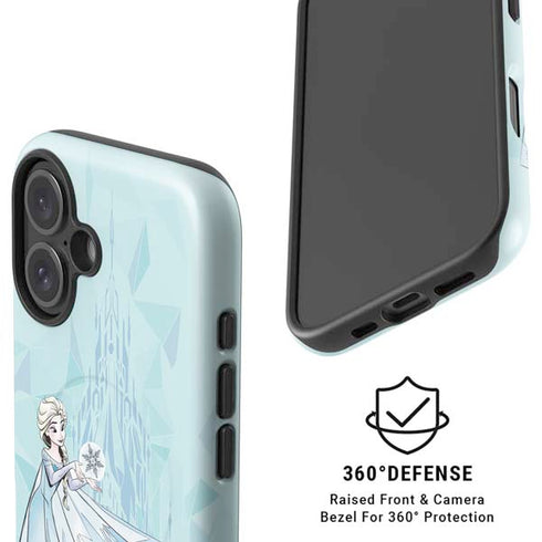 Disney Frozen Elsa and Olaf Art iPhone 16 Magsafe Impact Case