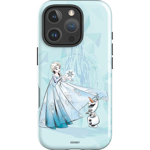 Disney Frozen Elsa and Olaf Art iPhone 16 Pro Magsafe Impact Case