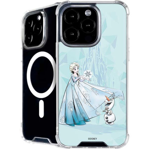 Disney Frozen Elsa and Olaf Art iPhone 16 Pro Max MagSafe Case