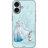 Disney Frozen Elsa and Olaf Art iPhone 16 Skin