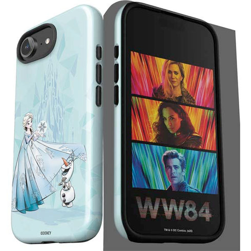 Disney Frozen Elsa and Olaf Art iPhone 16e Impact Case