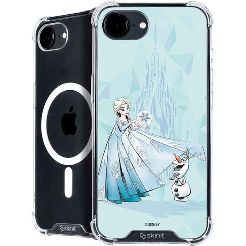 Disney Frozen Elsa and Olaf Art iPhone 16e MagSafe Case