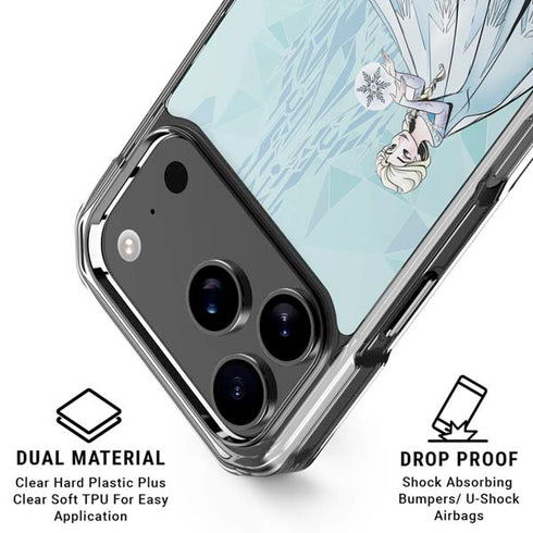 Disney Frozen Elsa and Olaf Art iPhone 18 Pro Clear Case