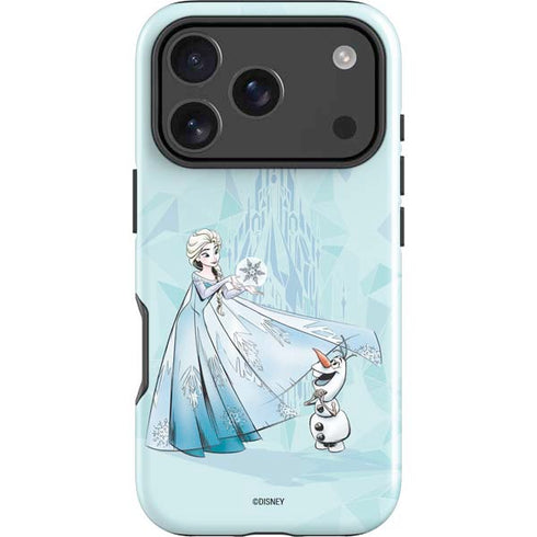 Disney Frozen Elsa and Olaf Art iPhone 18 Pro Impact Case