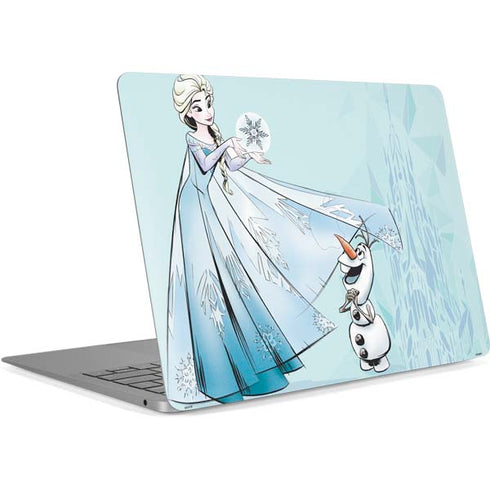 Disney Frozen Elsa and Olaf Art Apple MacBook Air Skin