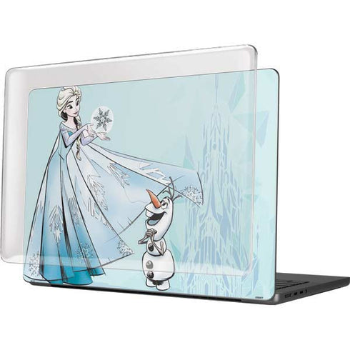 Disney Frozen Elsa and Olaf Art MacBook Pro 14in (2021-24) Case plus Skin