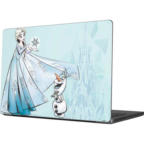 Disney Frozen Elsa and Olaf Art Apple MacBook Pro 14-inch Skin