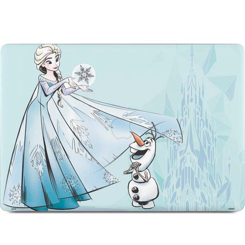Disney Frozen Elsa and Olaf Art MacBook Skins