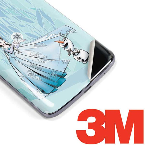 Disney Frozen Elsa and Olaf Art Moto E5 Plus Skin