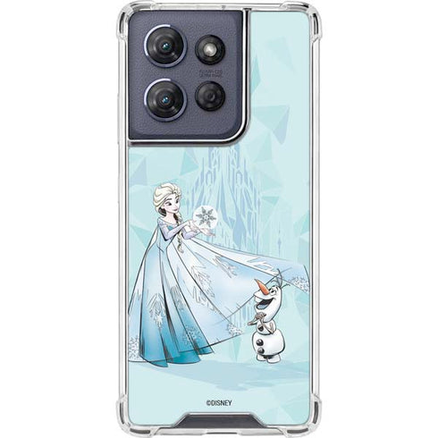 Disney Frozen Elsa and Olaf Art Moto G Power 5G (2025) Clear Case