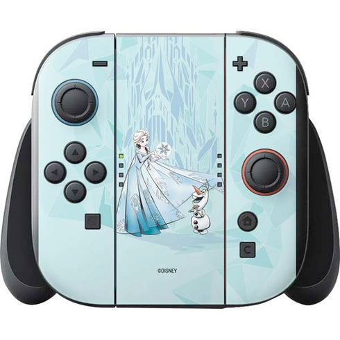 Disney Frozen Elsa and Olaf Art Nintendo Switch 2 (2025) with Joy-Con Skin