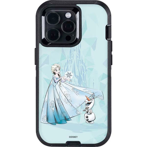 Disney Frozen Elsa and Olaf Art Otterbox Defender iPhone Skin