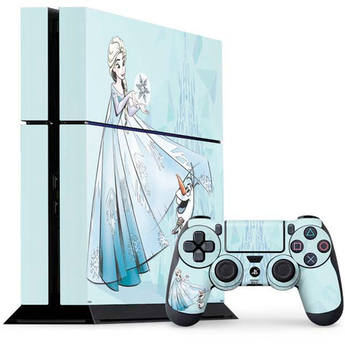 Disney Frozen Elsa and Olaf Art PlayStation PS4 Skins