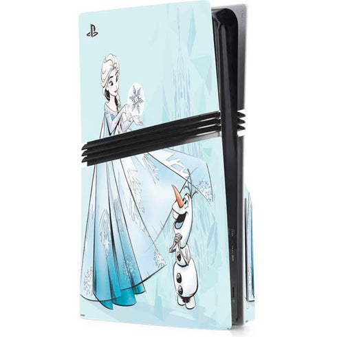 Disney Frozen Elsa and Olaf Art PlayStation PS5 Skins