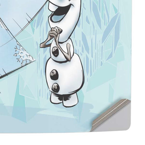 Disney Frozen Elsa and Olaf Art PS5 Slim Digital Edition Console Skin