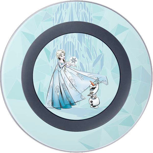 Disney Frozen Elsa and Olaf Art Wireless Charger Skin