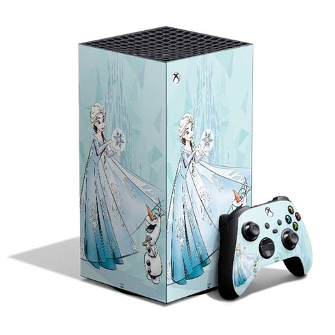 Disney Frozen Elsa and Olaf Art XBox Series X Digital Edition Bundle Skin