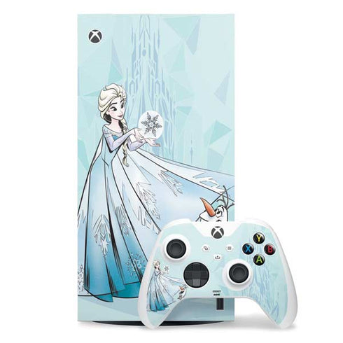 Disney Frozen Elsa and Olaf Art Xbox Series X Skins