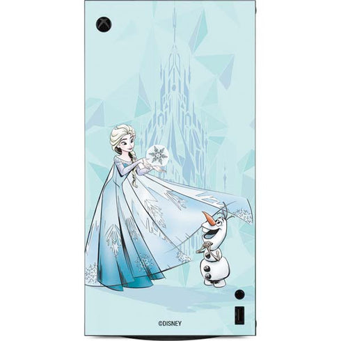 Disney Frozen Elsa and Olaf Art XBox Series X Digital Edition Console Skin