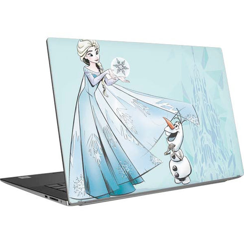 Disney Frozen Elsa and Olaf Art Dell XPS Skin