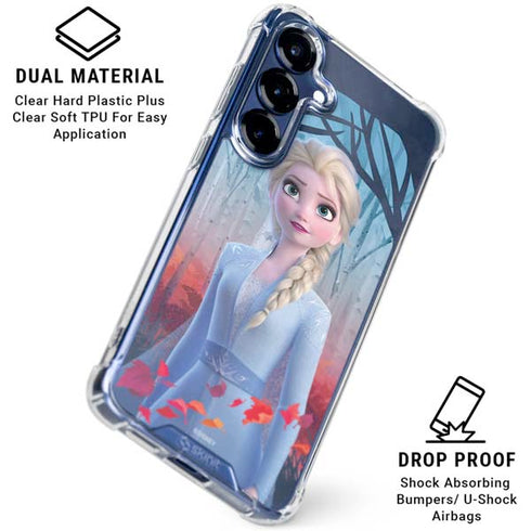 Disney Frozen II Elsa Galaxy S25 Plus Clear Case