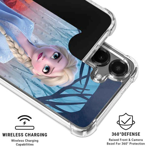 Disney Frozen II Elsa Galaxy S26 Clear Case