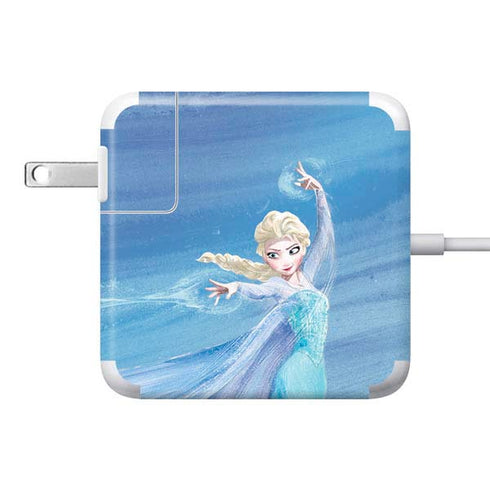 Disney Frozen Elsa Icy Powers Art 85W Power Adapter (15 and 17 inch MacBook Pro Charger) Skin