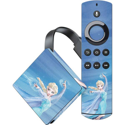 Disney Frozen Elsa Icy Powers Art Amazon Fire TV Skin
