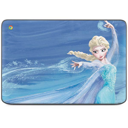 Disney Frozen Elsa Icy Powers Art HP Chromebook Skin