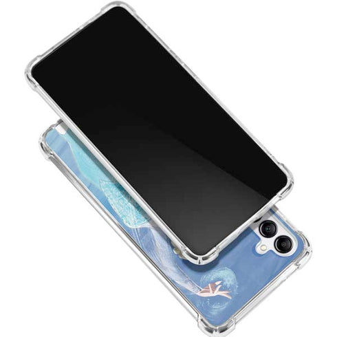 Disney Frozen Elsa Icy Powers Art Galaxy A16 5G Clear Case